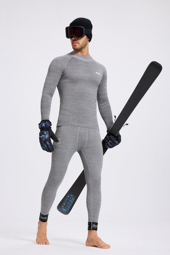 Grey Men’s FIS 3-Star Cut-Resistant Ski Top – Pro Alpine Racing Safety Gear